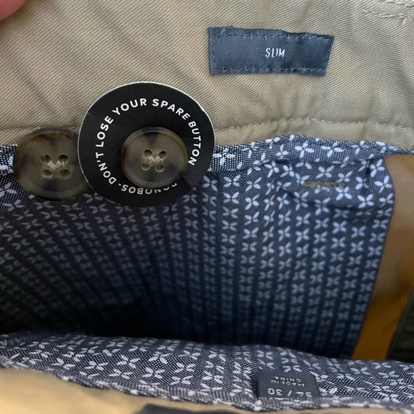 Bonobos Summer Weight Slim Fit Stretch Chinos Pant Khaki 34x30 - Picture 9 of 10